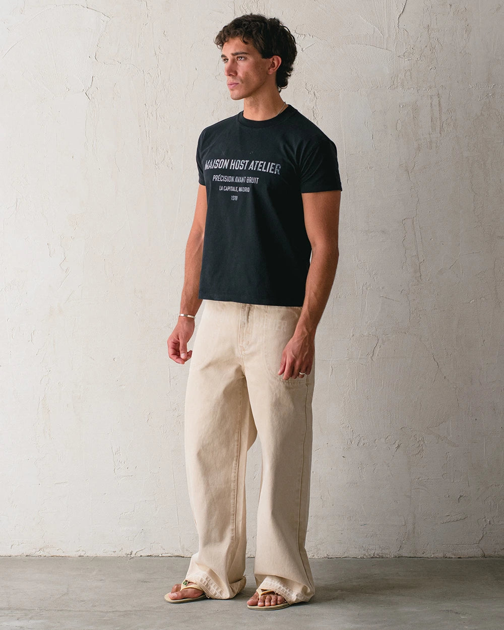 Host Atelier Slim Black Tee
