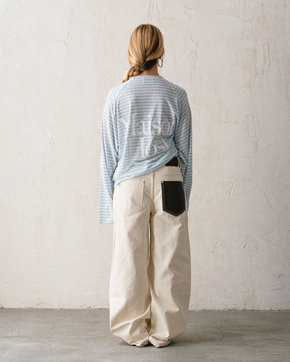 Host Striped Rag Blue Long Sleeve
