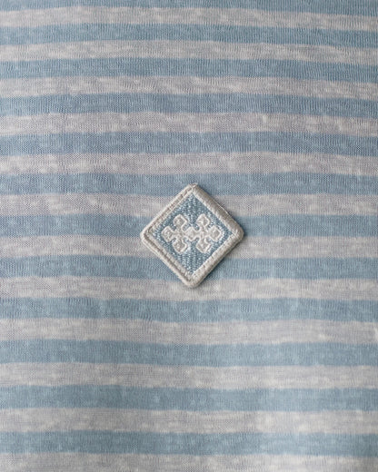 Host Striped Rag Blue Long Sleeve