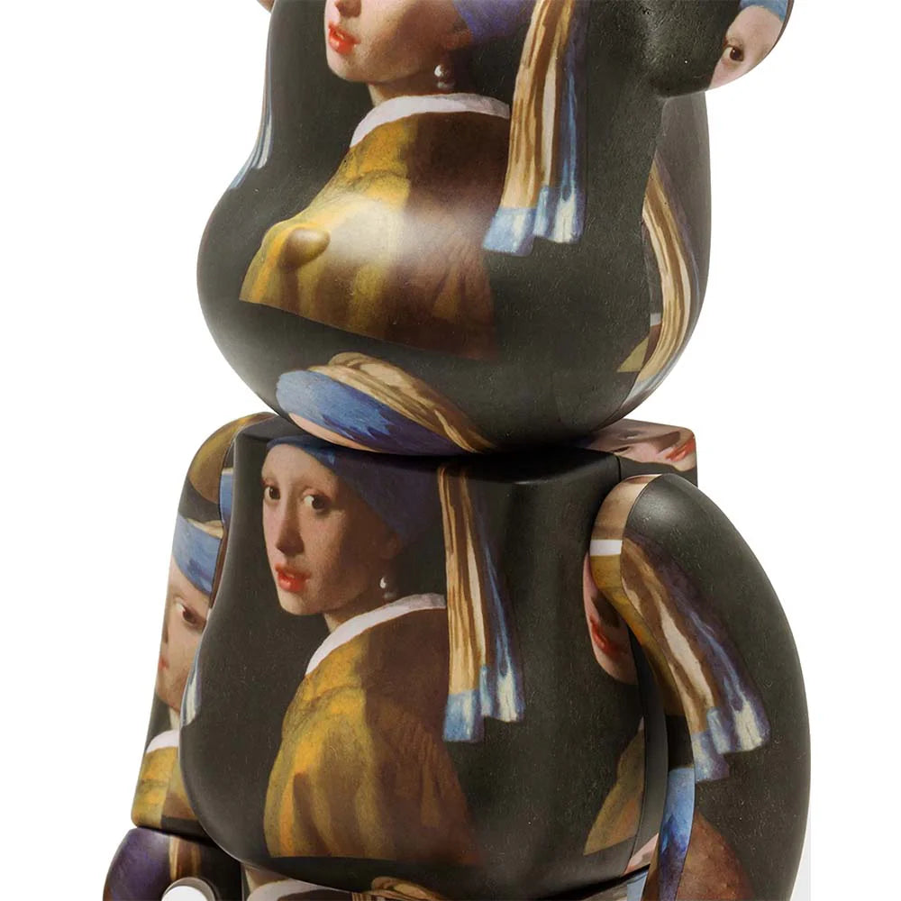 Bearbrick Mädchen mit Perlenohrring