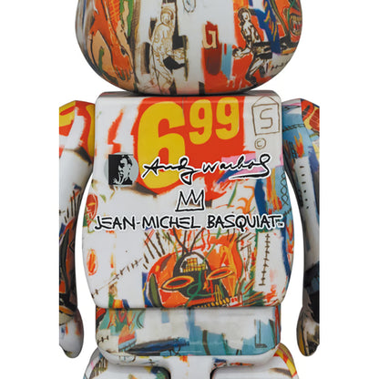 Bearbrick Warhol x Basquiat 1000%