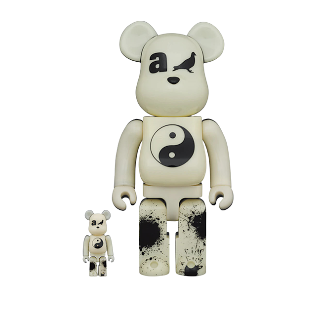Bearbrick x Atmos x Staple 400%