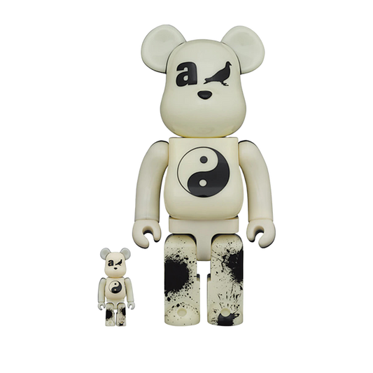 Bearbrick x Atmos x Staple 400%