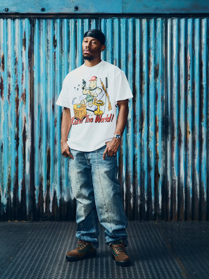 Corteiz Last Stand White Tee