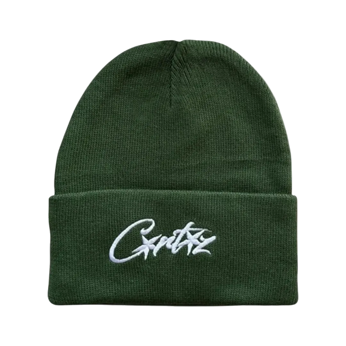 Corteiz Allstarz Faltbeanie Grün
