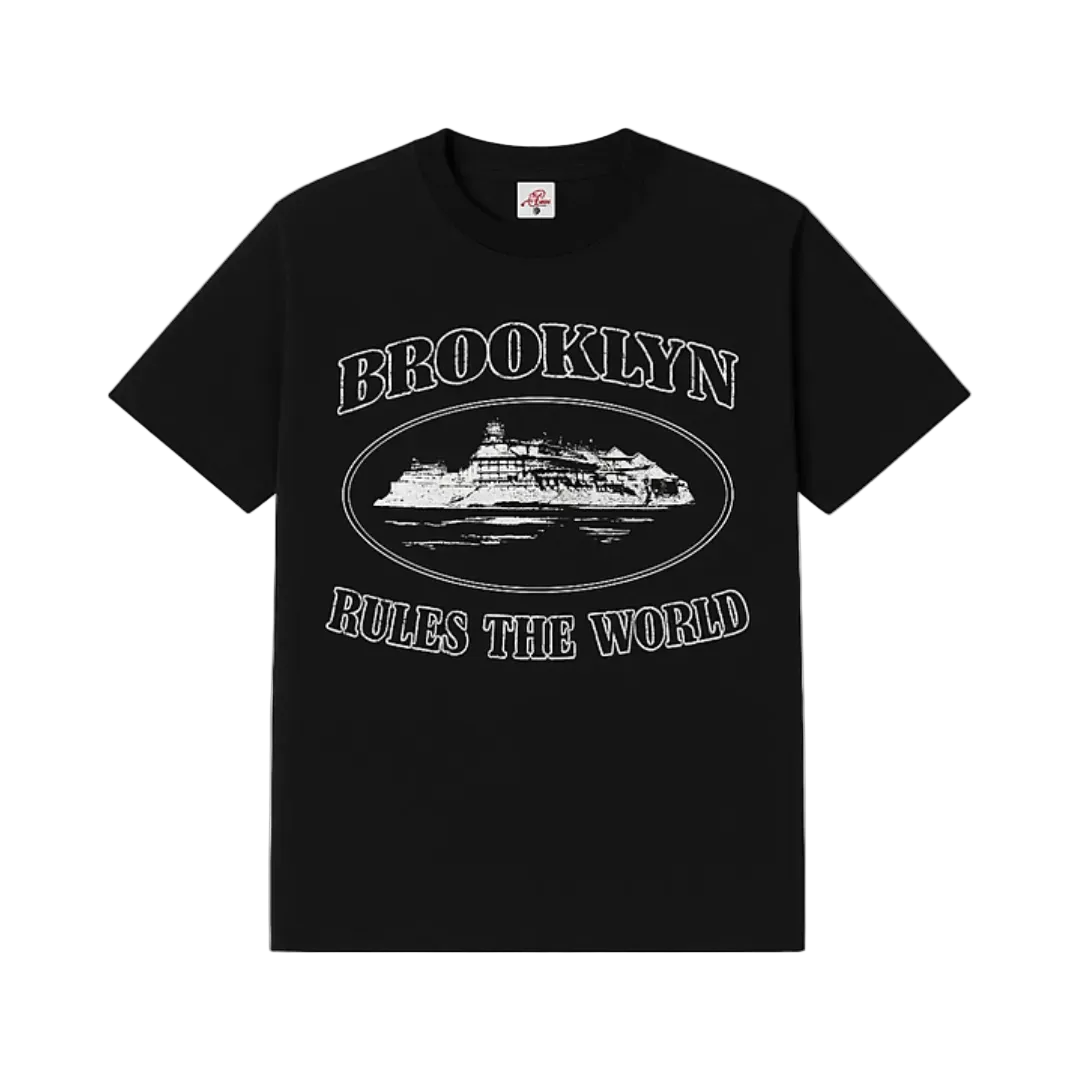 Corteiz Brooklyn Black Tee