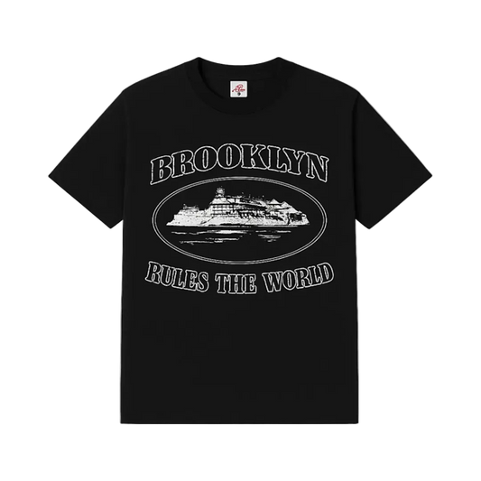 Corteiz Brooklyn Black Tee