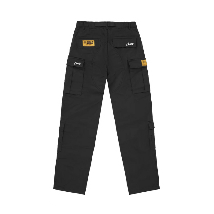 Corteiz Cargo Pants Black