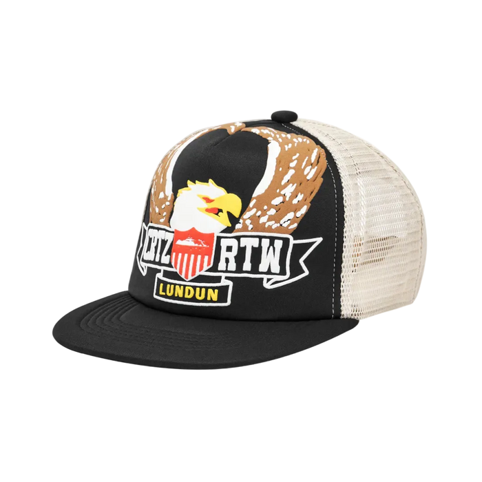 Corteiz Dipset Trucker Hat Schwarz