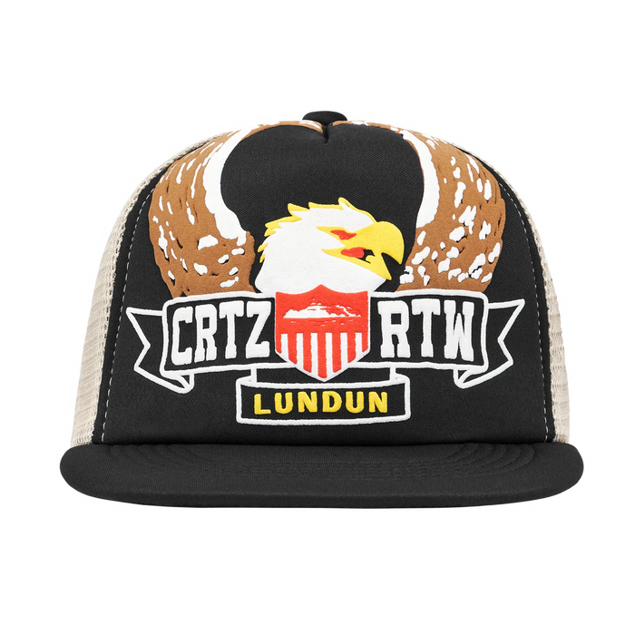 Corteiz Dipset Trucker Hat Schwarz