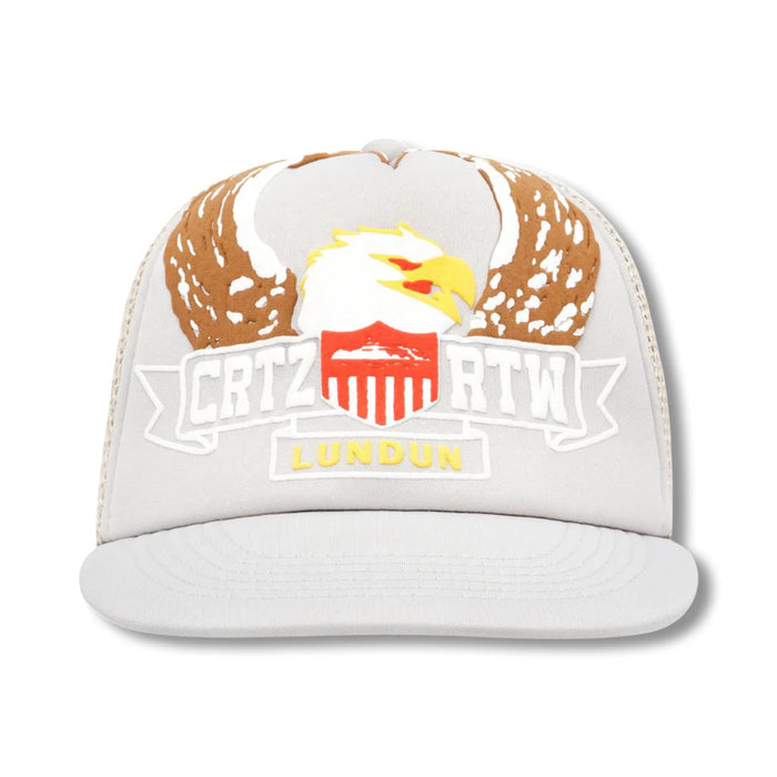 Corteiz Dipset Trucker Hat Grau