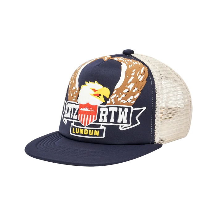 Corteiz Dipset Trucker Hat Navy