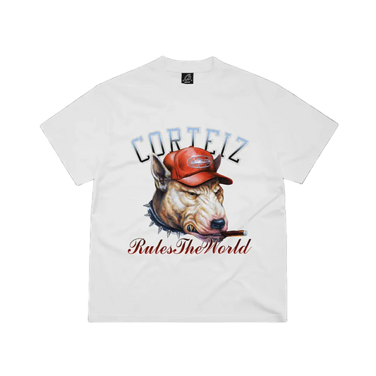 Corteiz Dog Pound White Tee