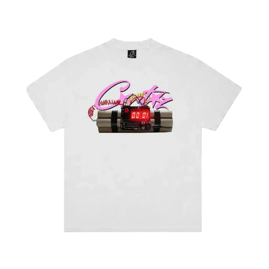 Corteiz No time 4 Luv White Tee