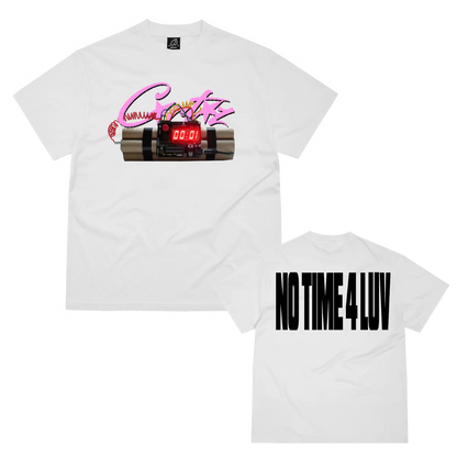 Corteiz No time 4 Luv White Tee