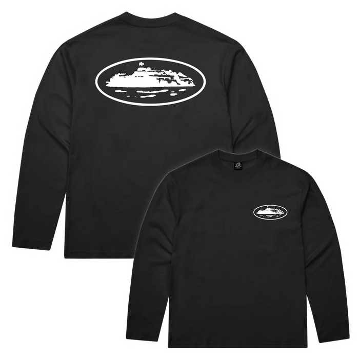 Corteiz OG Island Black Long Sleeve