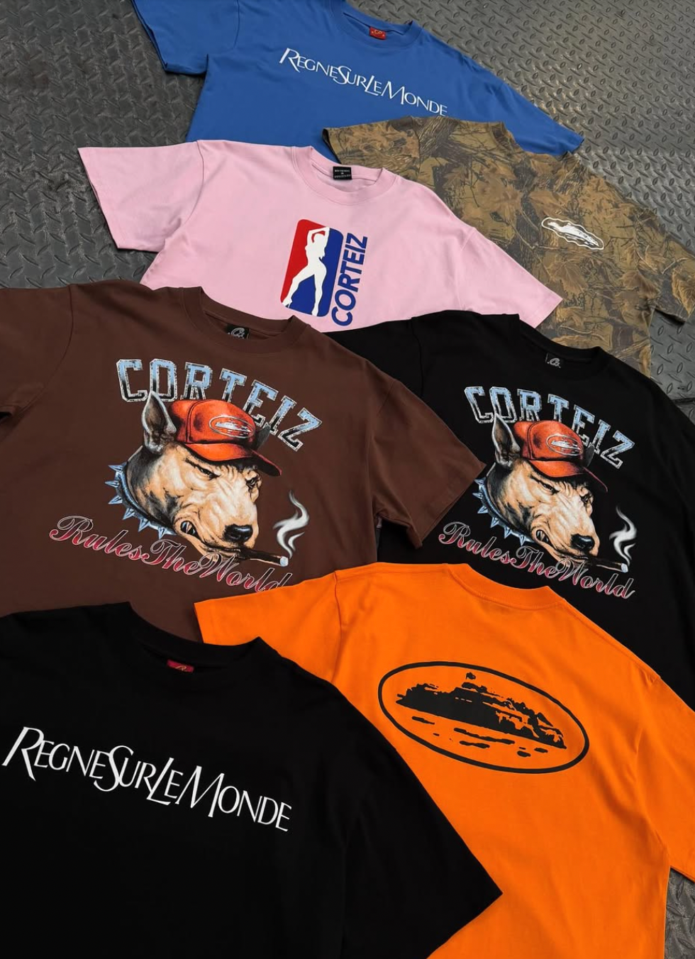 Corteiz RSLM Black Tee