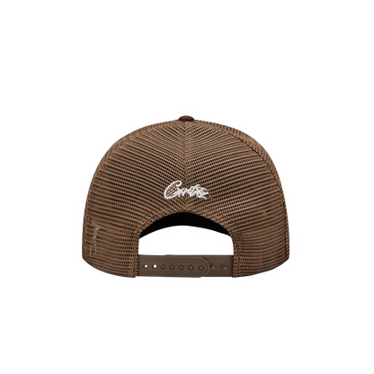 Corteiz Trucker Hat Brown