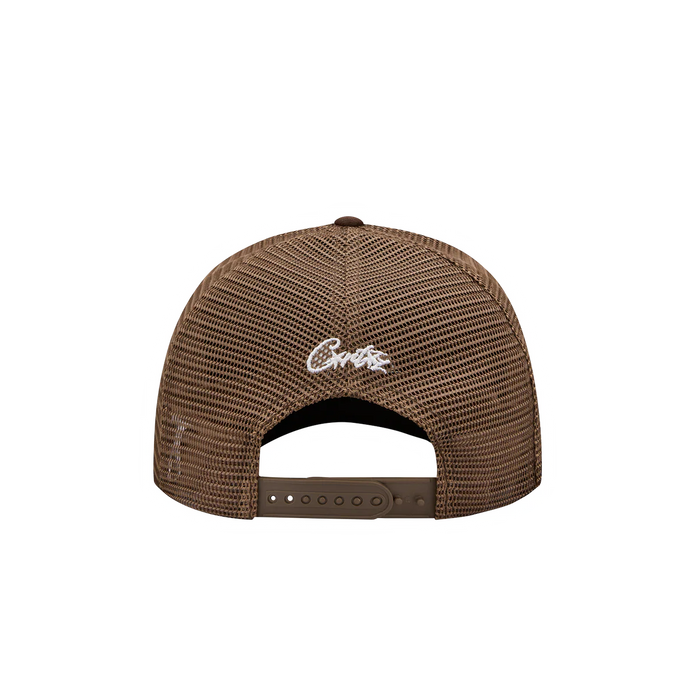 Corteiz Trucker Hat Brown