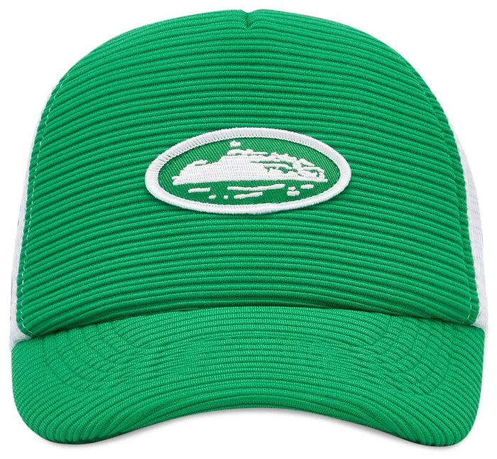 Corteiz Trucker Hat Kurzschirm Grün
