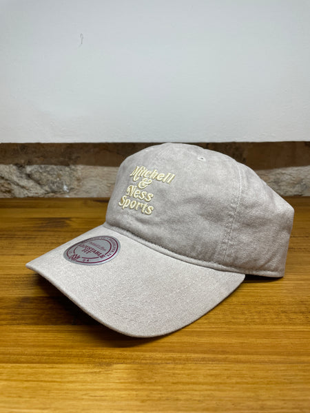 Mitchell &amp; Ness Cap Washed Beige Wash