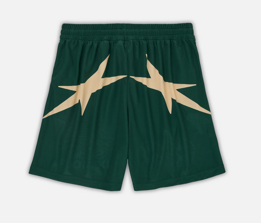 6ixtyfour Mess Green Short