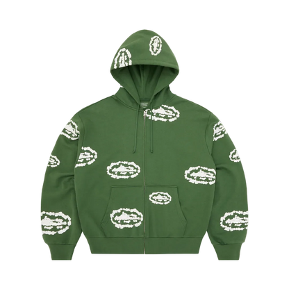 Denim Tears x Corteiz Zip Hoodie Green