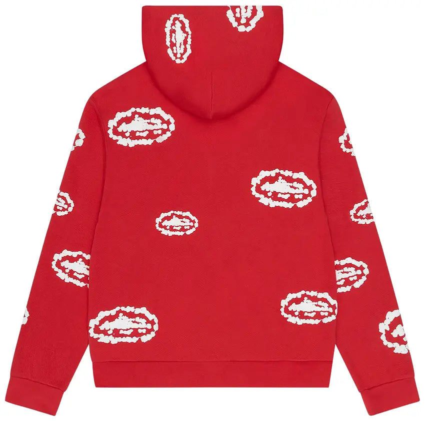 Denim Tears x Corteiz Zip Hoodie Red