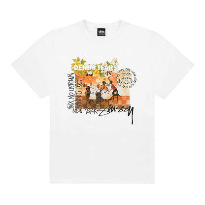 Denim Tears x Stussy Annie Lee Artist Tee White