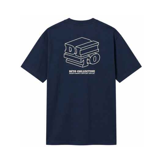 Dito 3D Navy Tee