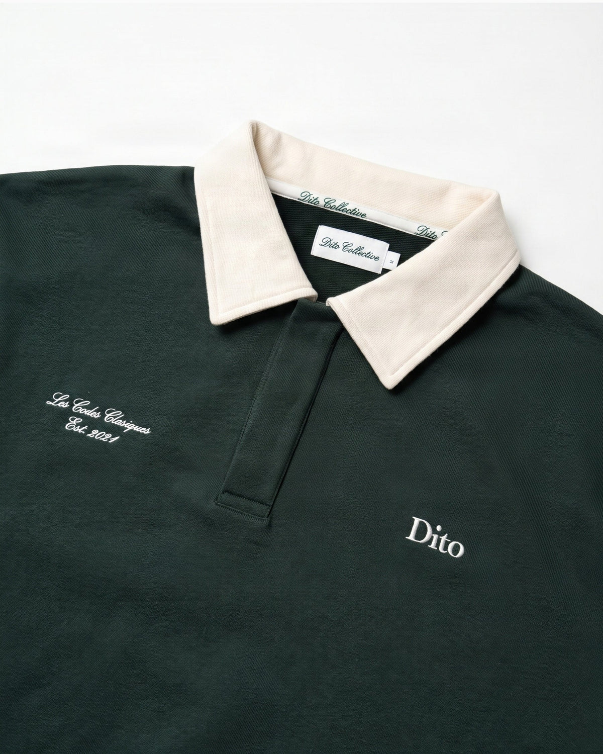 Dito Quarter Zip Green Court