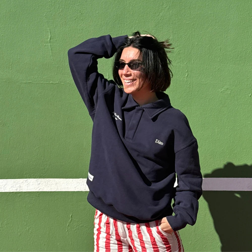 Dito Quarter Zip Navy