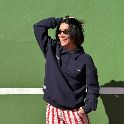Dito Quarter Zip Navy