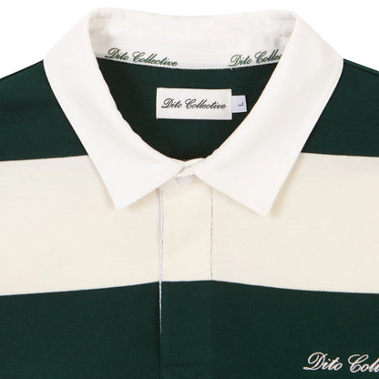 Dito Rugby Polo Green Cream