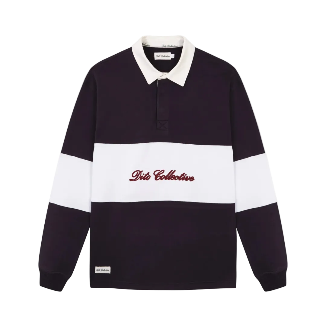 Dito Rugby-Polo-Pullover Marine