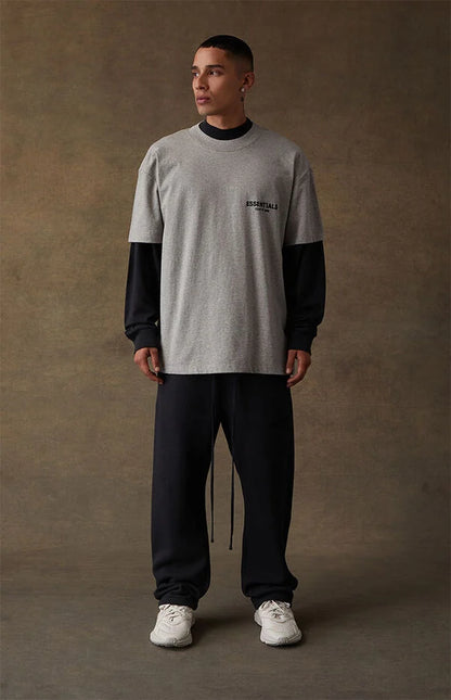 Essentials T Shirt Dark Oatmeal