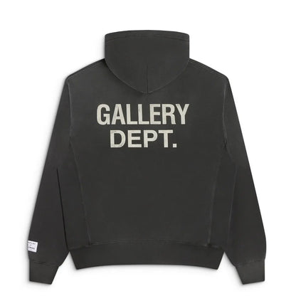 Gallery Dept Paint Logo Hoodie Schwarz