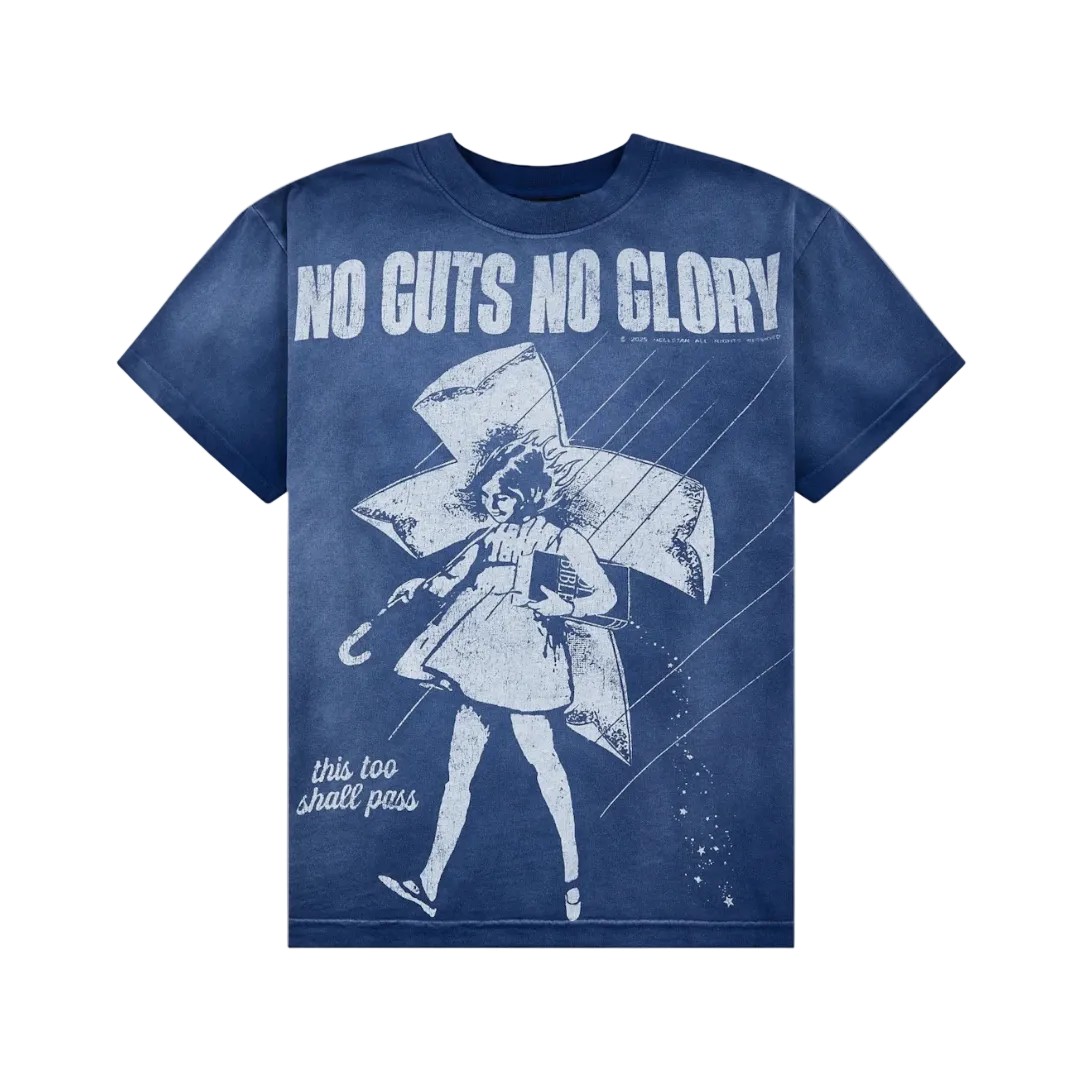Hellstar Carry Your Cross Tee Blue
