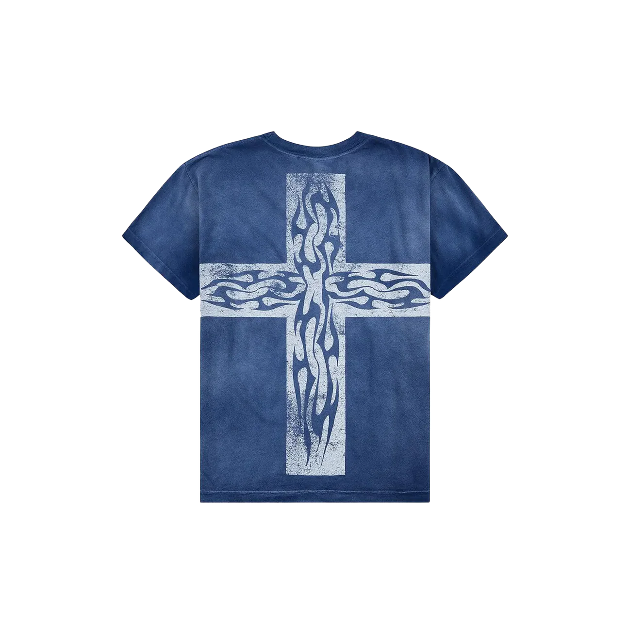 Hellstar Carry Your Cross Tee Blue