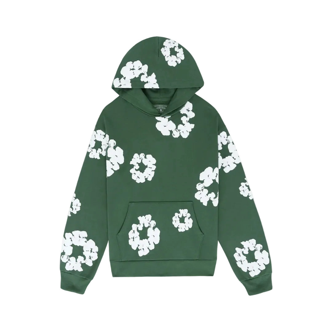 Hoodie Denim Tears Green
