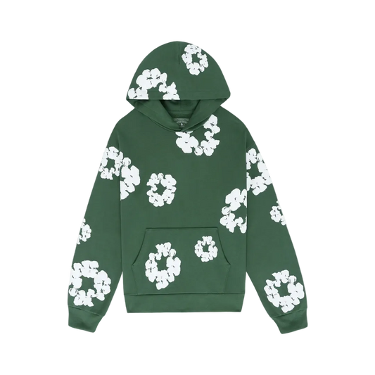 Hoodie Denim Tears Green