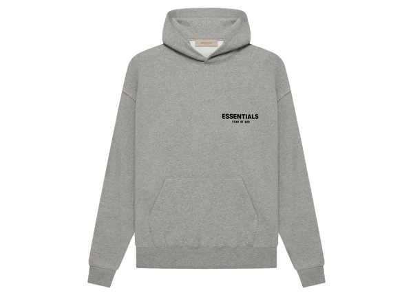 Essentials Dark Oatmeal Hoodie