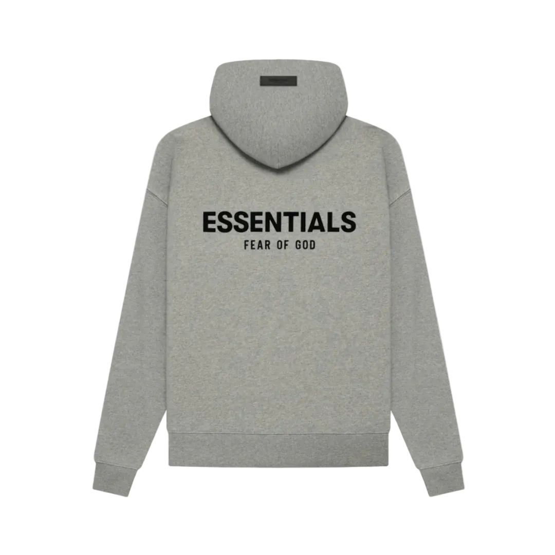 Essentials Dark Oatmeal Hoodie