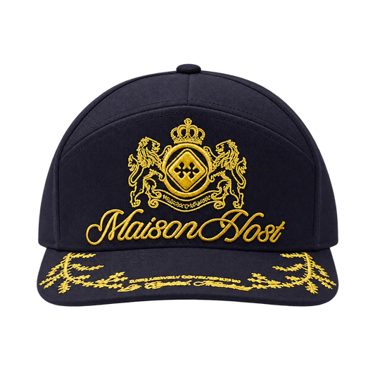 Host Crest Navy Cap