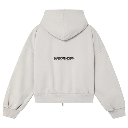 Host Erode Wave Zipped Hoodie Oreo