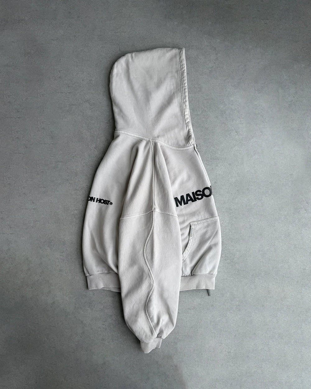 Host Erode Wave Zipped Hoodie Oreo