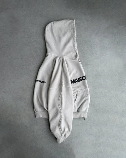 Host Erode Wave Zipped Hoodie Oreo