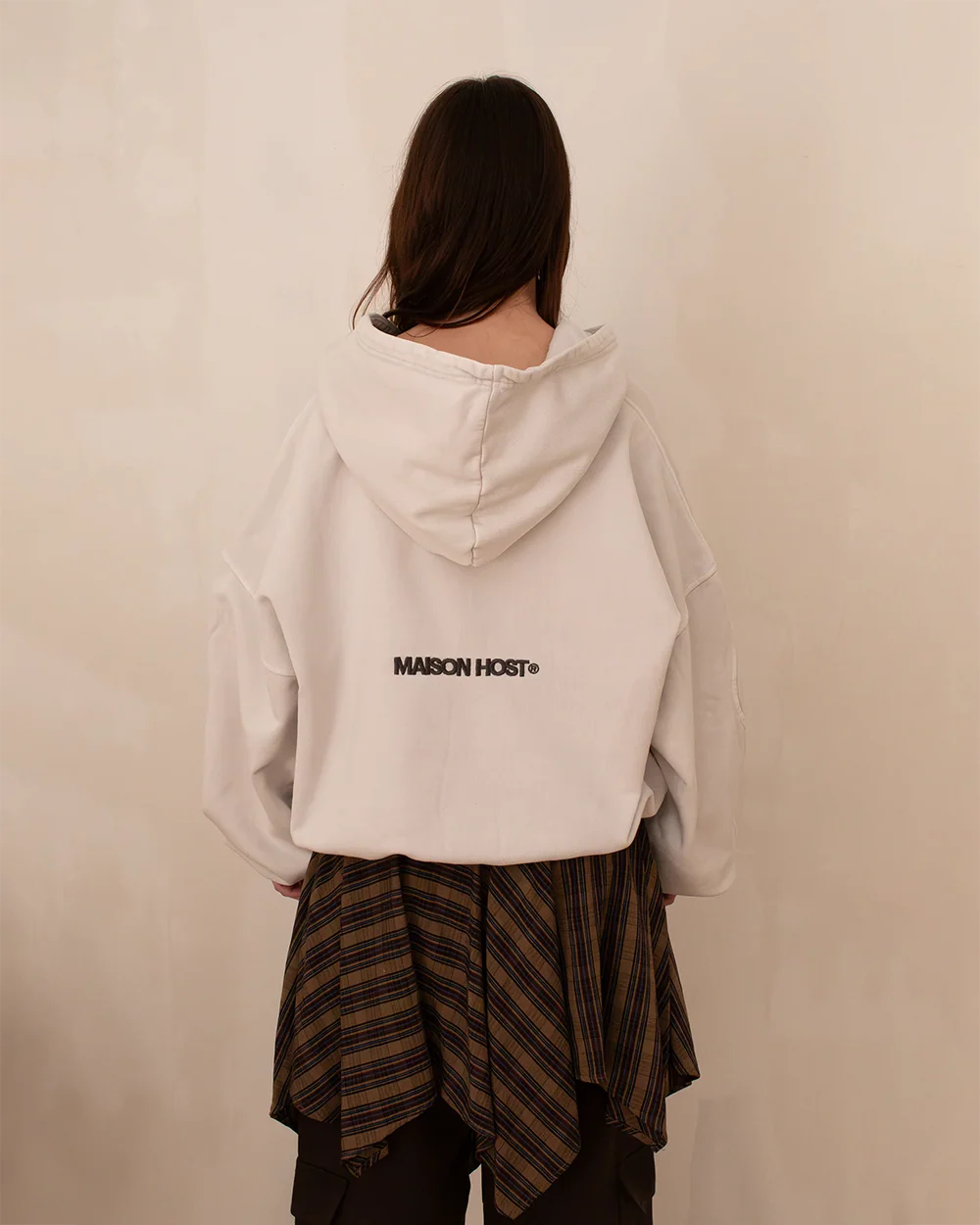 Host Erode Wave Zipped Hoodie Oreo