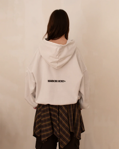 Host Erode Wave Zipped Hoodie Oreo