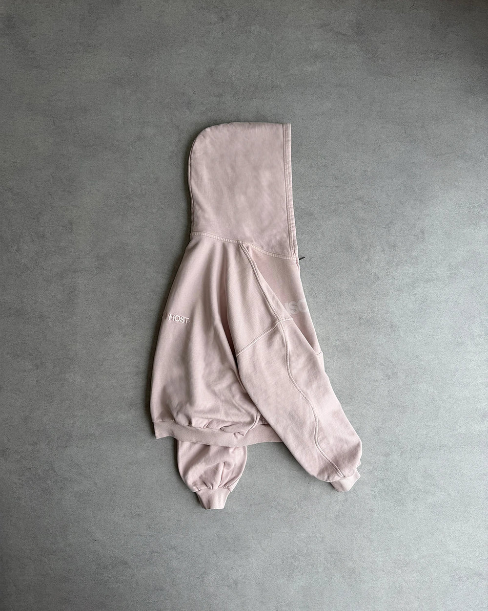 Host Erode Wave Zipped Hoodie Pink